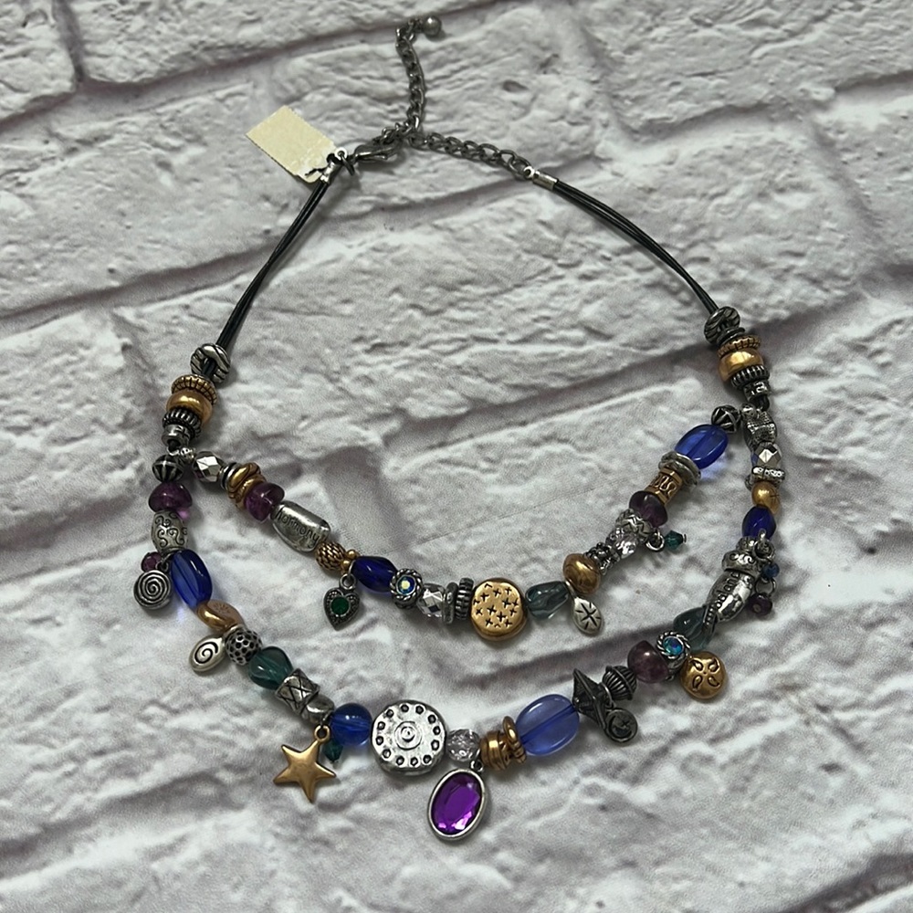 Chico’s chunky beaded necklace